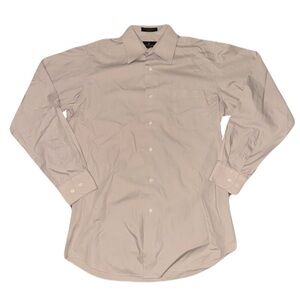 Valerie garati cream button down dress shirt formal